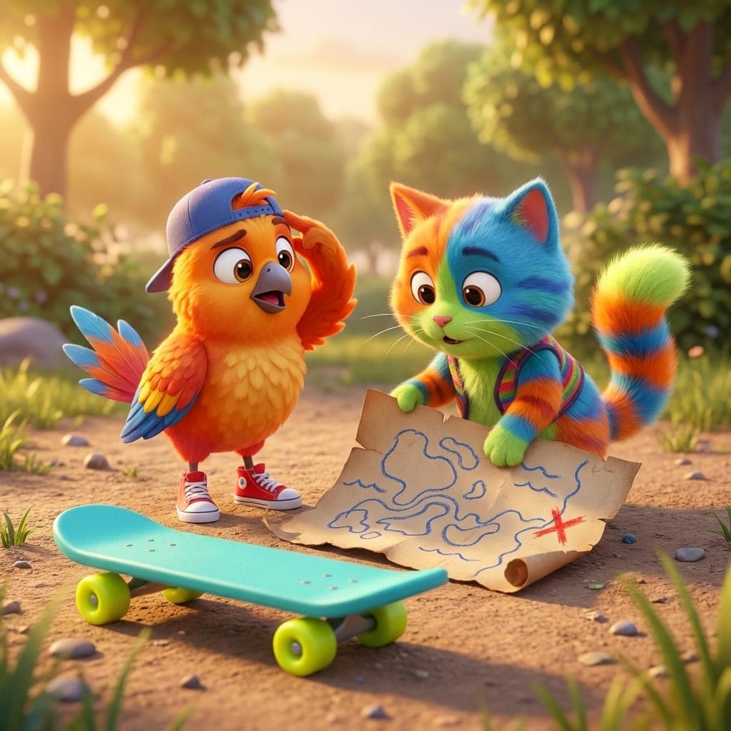 El mapa del tesoro sobre ruedas